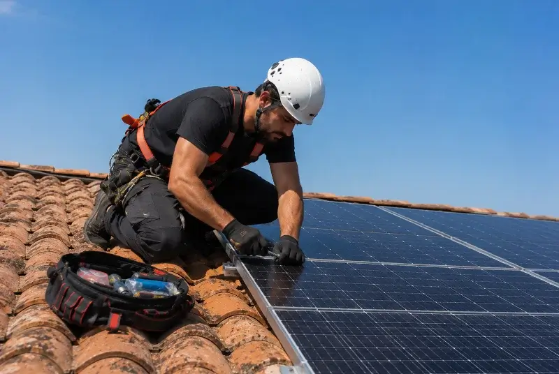 Maintenance et monitoring de panneaux solaires à Irissarry